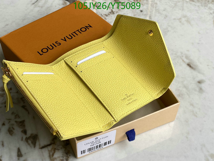 LV Bags-(Mirror)-Wallet-,Code: YT5089,$: 105USD