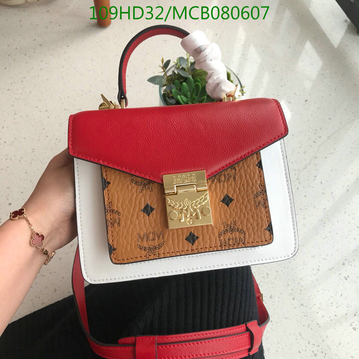 MCM Bag-(Mirror)-Diagonal-,Code:MCB080607,$:109USD