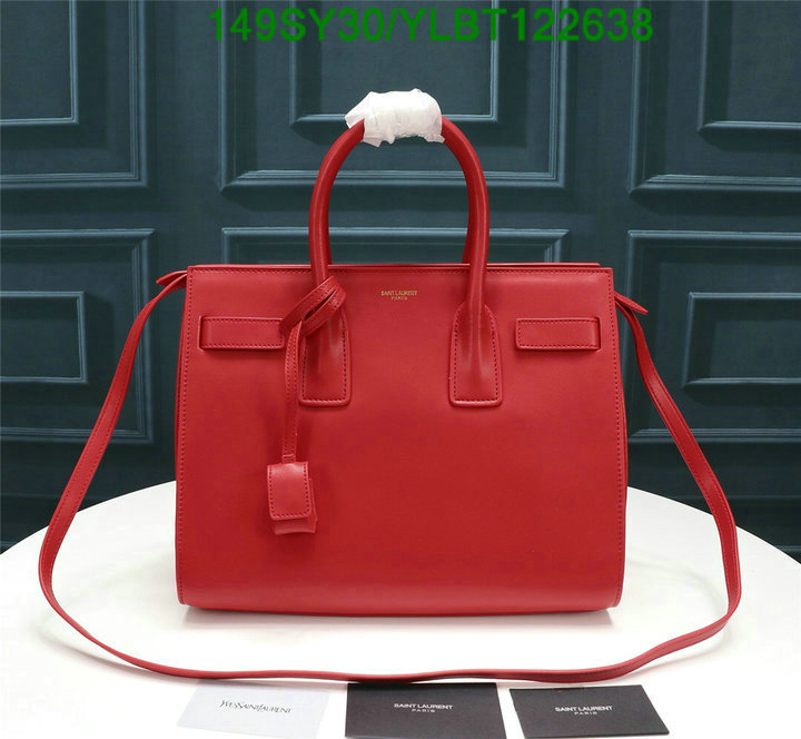 YSL Bag-(4A)-Handbag-,Code: YLBT122638,