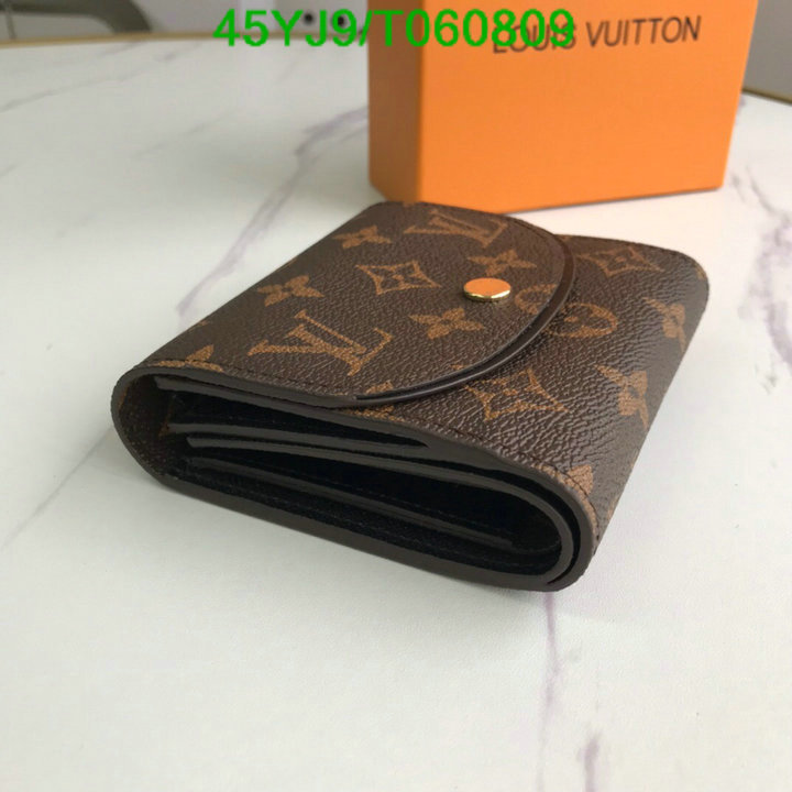 LV Bags-(4A)-Wallet-,Code: T060809,$: 45USD