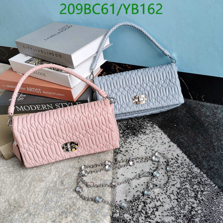 Miu Miu Bag-(Mirror)-Diagonal-,Code: YB162,$: 209USD