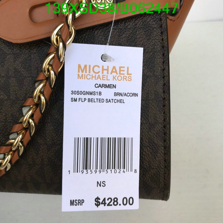 Michael Kors Bag-(4A)-Handbag-,Code: B062447,$: 139USD