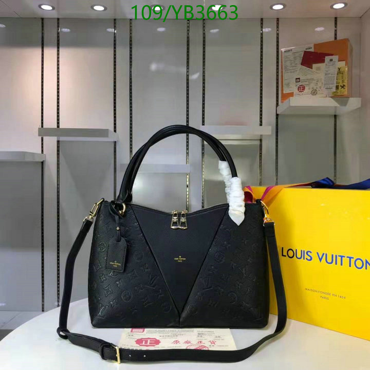 LV Bags-(4A)-Handbag Collection-,Code: YB3663,$: 109USD