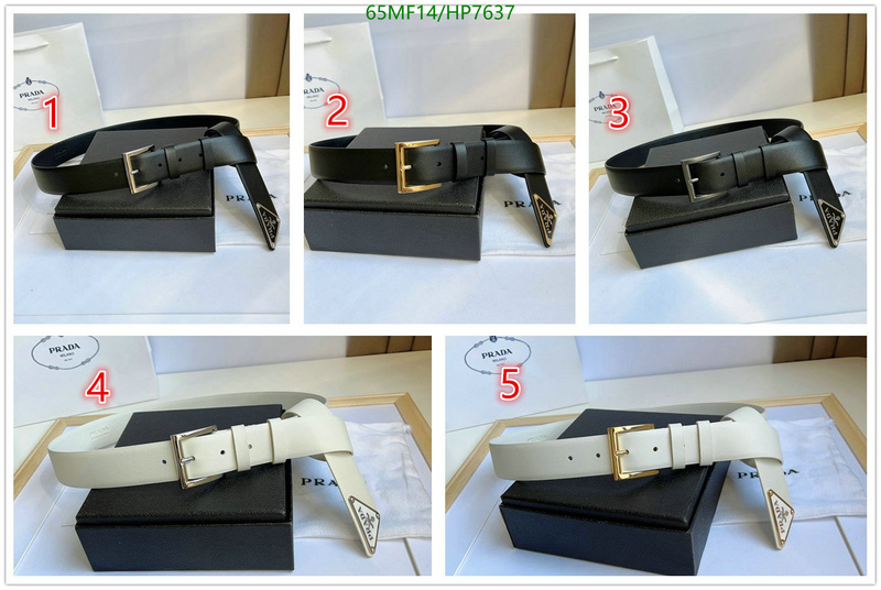 Belts-Prada, Code: HP7637,$: 65USD