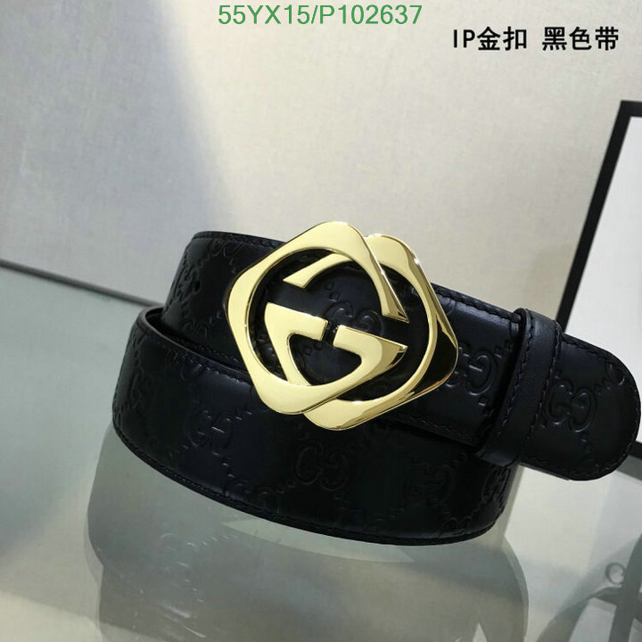 Belts-Gucci, Code: P102637,$:55USD