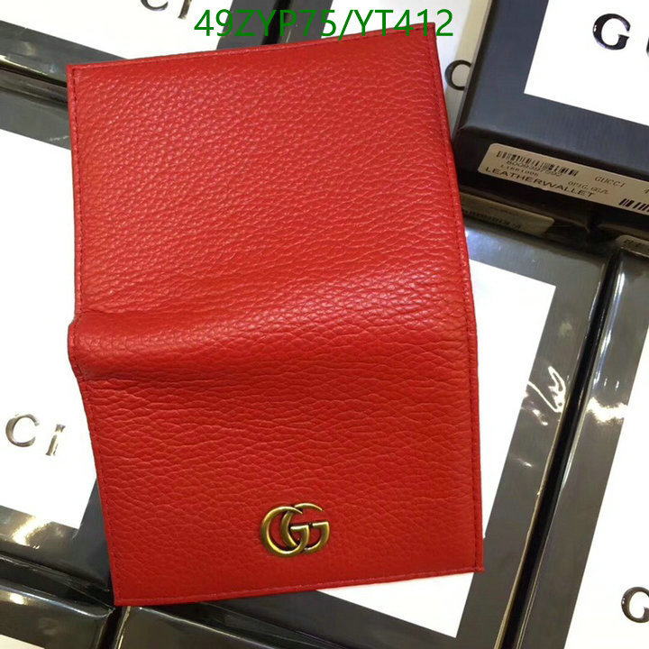 Gucci Bag-(4A)-Wallet-,Code: YT412,$: 49USD