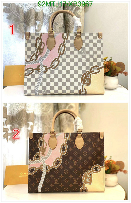 LV Bags-(4A)-Handbag Collection-,Code: XB3967,$: 92USD