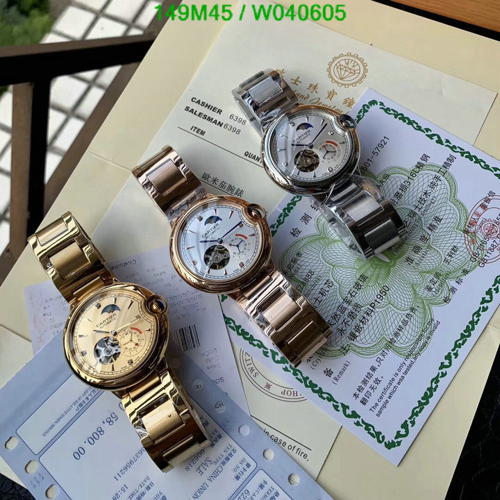 Watch-4A Quality-Cartier, Code: W040605,$: 149USD