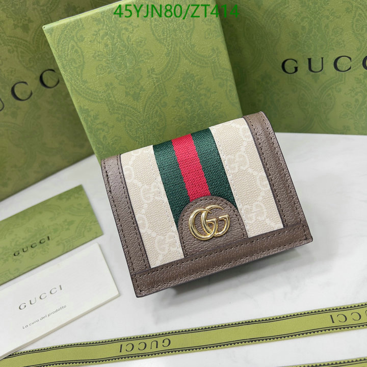 Gucci Bag-(4A)-Wallet-,Code: ZT414,$: 45USD