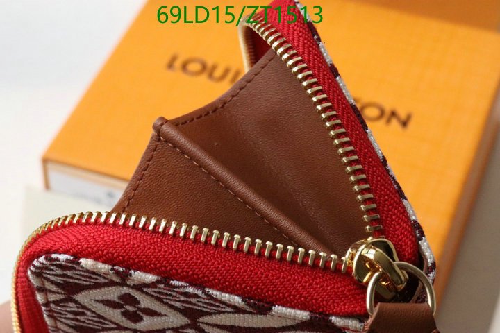 LV Bags-(Mirror)-Wallet-,Code: ZT1513,$: 69USD