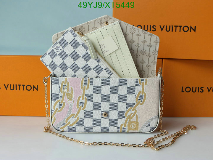 LV Bags-(4A)-Wallet-,Code: XT5449,$: 49USD