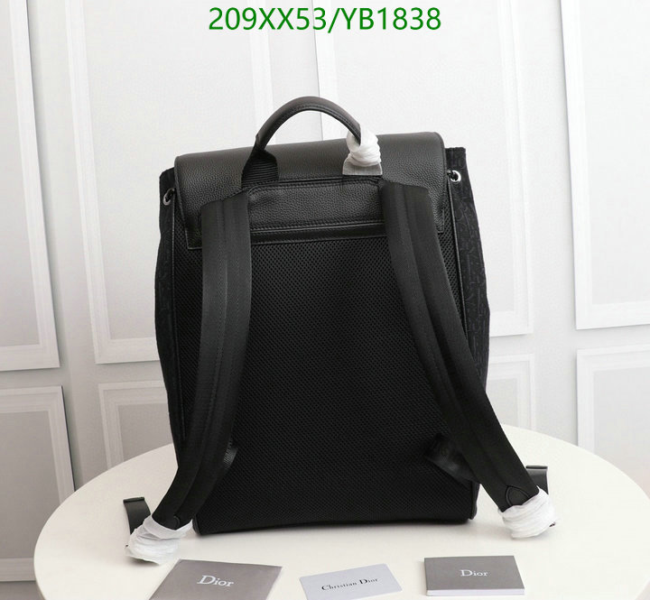 Dior Bags -(Mirror)-Backpack-,Code: YB1838,$: 209USD