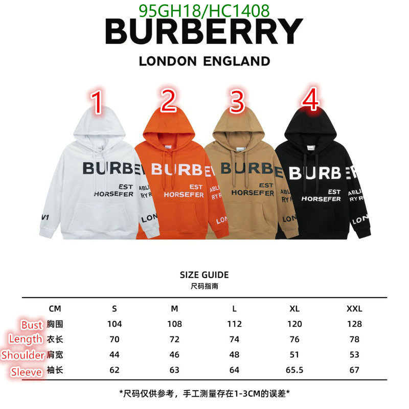 Clothing-Burberry, Code: HC1408,$: 95USD