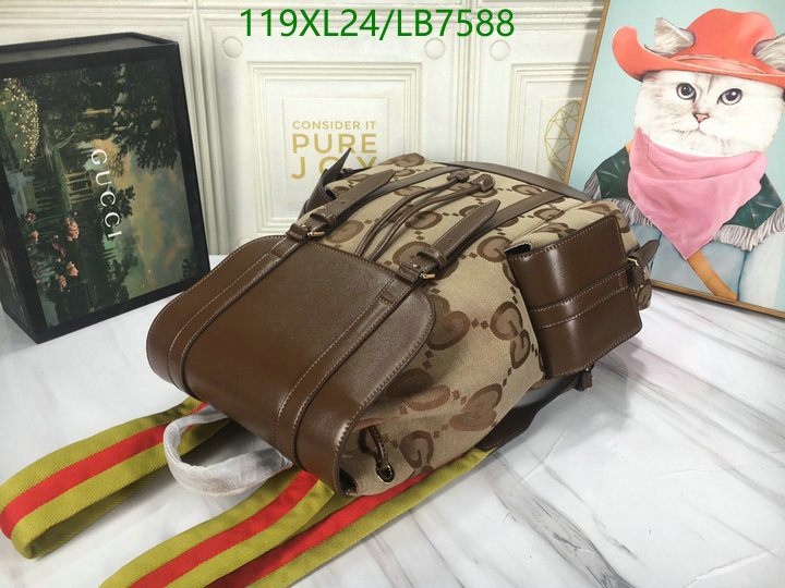 Gucci Bag-(4A)-Backpack-,Code: LB7588,$: 119USD