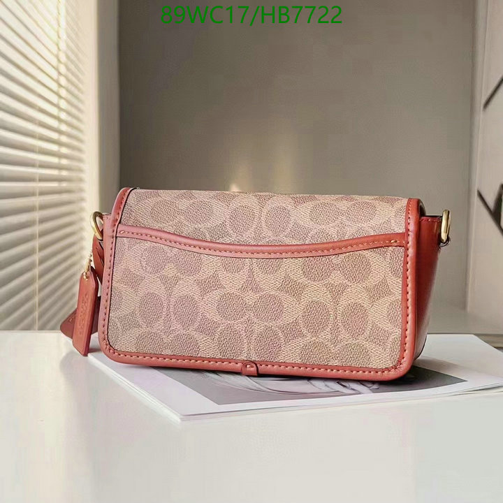 Coach Bag-(4A)-Diagonal-,Code: HB7722,$: 89USD