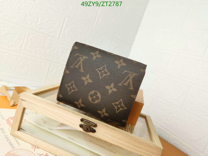 LV Bags-(4A)-Wallet-,Code: ZT2787,$: 49USD