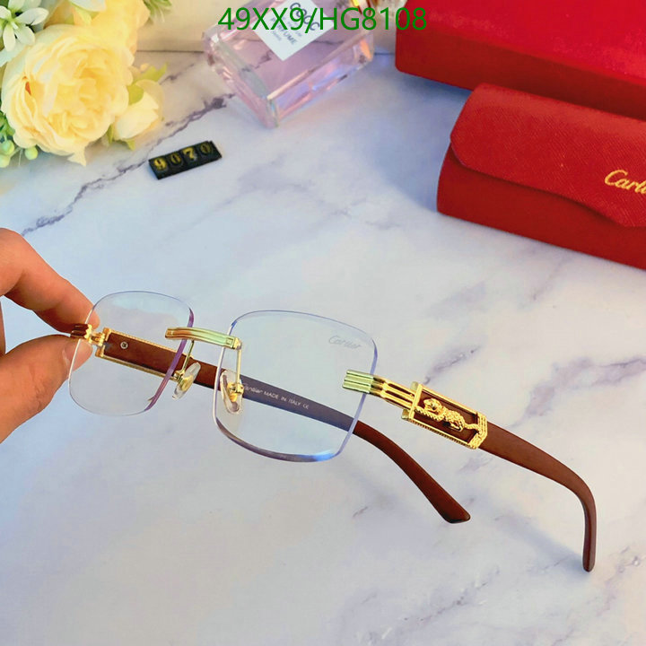 Glasses-Cartier, Code: HG8108,$: 49USD