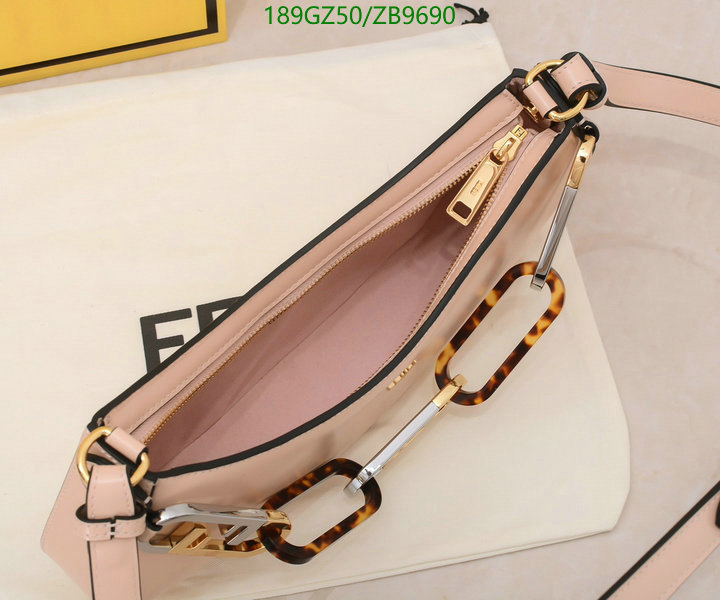 Fendi Bag-(Mirror)-Handbag-,Code: ZB9690,$: 189USD