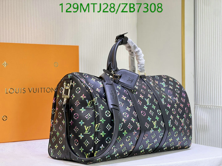 LV Bags-(4A)-Keepall BandouliRe 45-50-,Code: ZB7308,$: 129USD