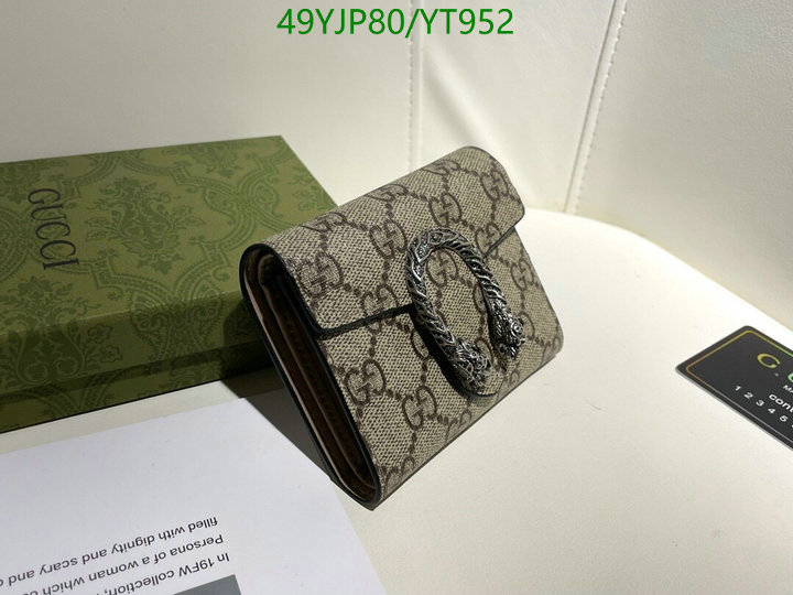 Gucci Bag-(4A)-Wallet-,Code: YT952,$: 49USD