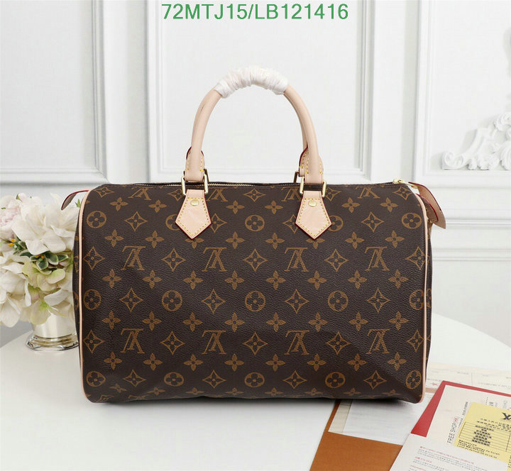 LV Bags-(4A)-Speedy-,Code: LB121416,$: 72USD