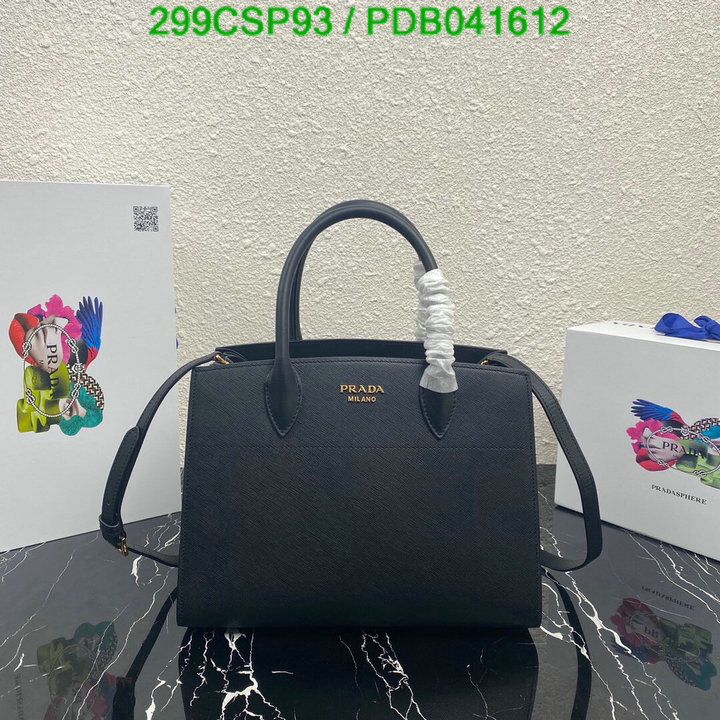 Prada Bag-(Mirror)-Handbag-,Code: PDB041612,$: 299USD