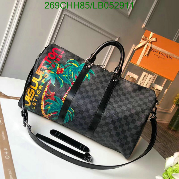 LV Bags-(Mirror)-Keepall BandouliRe 45-50-,Code: LB052911,