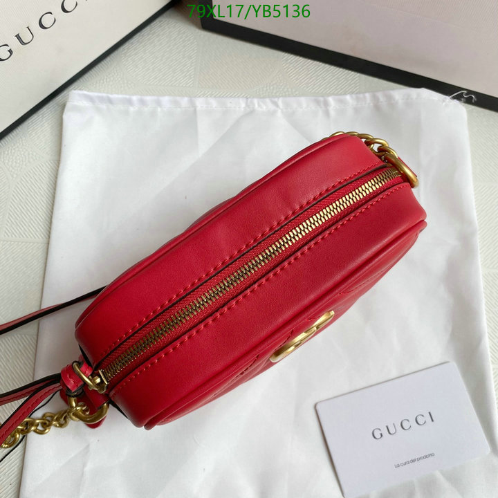 Gucci Bag-(4A)-Marmont,Code: YB5136,$: 79USD