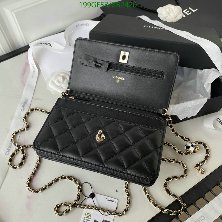 Chanel Bags -(Mirror)-Diagonal-,Code: ZB2420,$: 199USD