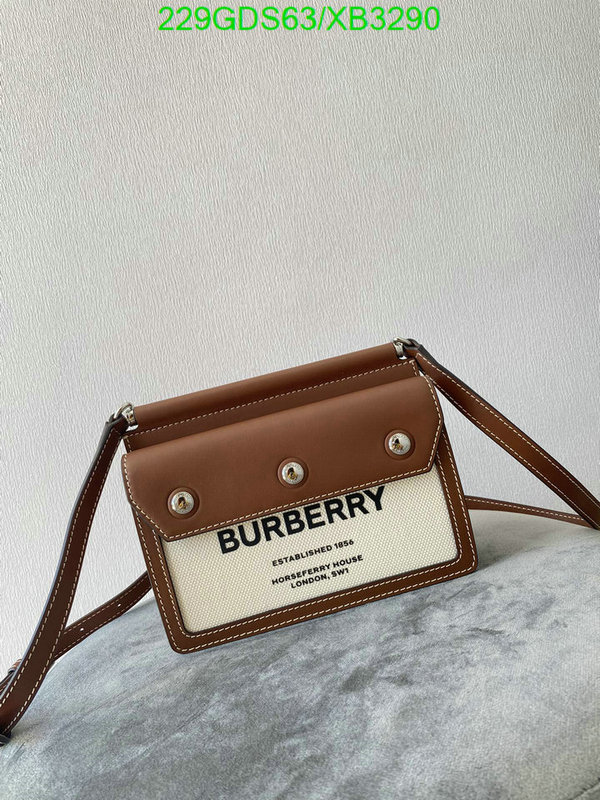 Burberry Bag-(Mirror)-Diagonal-,Code: XB3290,$: 229USD