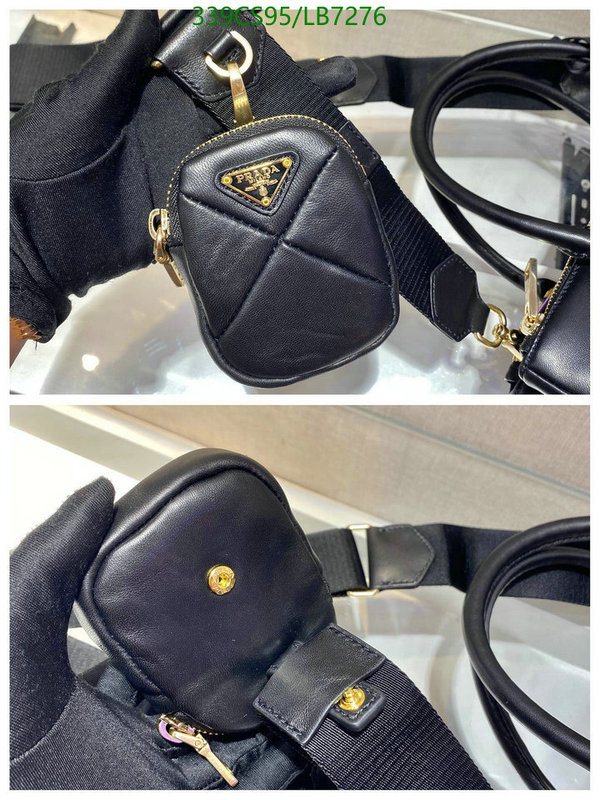 Prada Bag-(Mirror)-Handbag-,Code: LB7276,$: 339USD