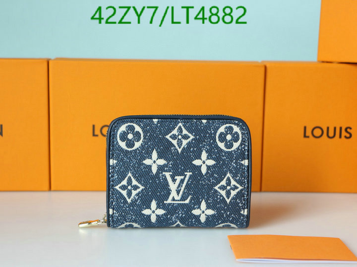 LV Bags-(4A)-Wallet-,Code: LT4882,$: 42USD