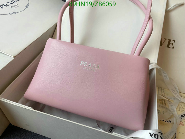 Prada Bag-(4A)-Handbag-,Code: ZB6059,$: 89USD