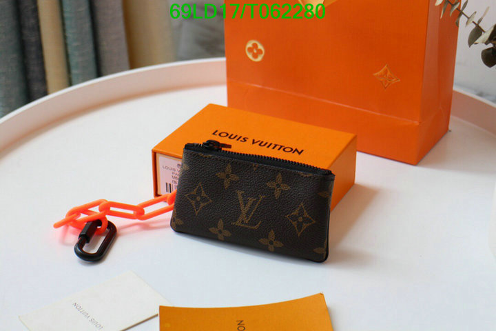 LV Bags-(Mirror)-Wallet-,Code: T062280,$: 69USD