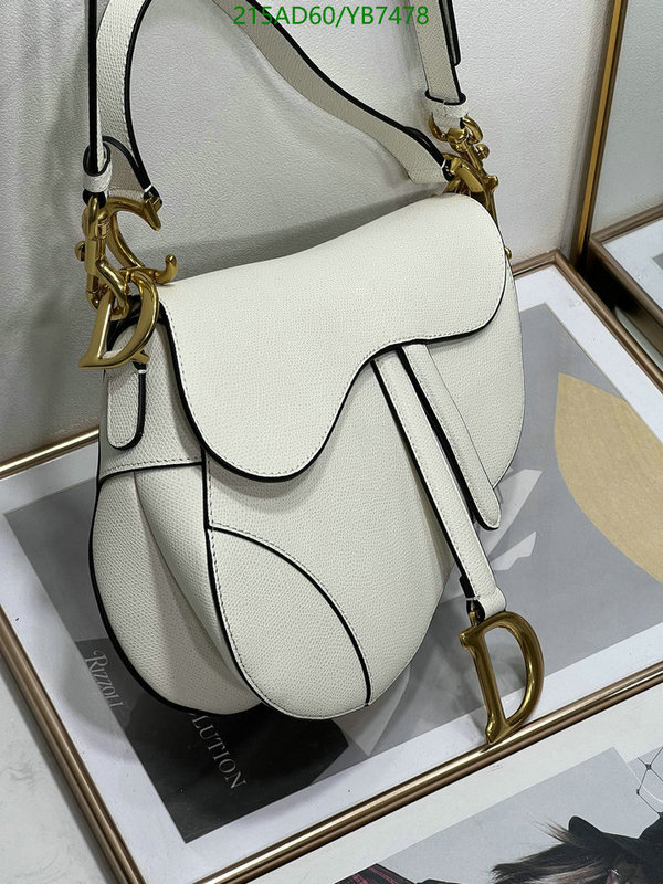 Dior Bags -(Mirror)-Saddle-,Code: YB7478,$: 215USD