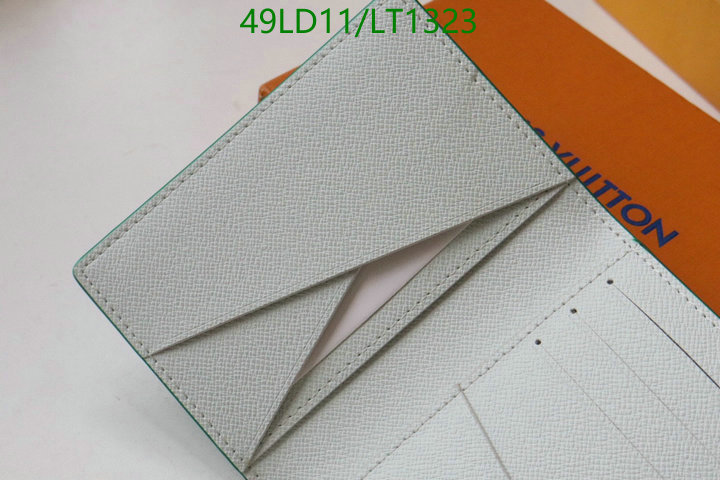 LV Bags-(Mirror)-Wallet-,Code: LT1323,$: 49USD