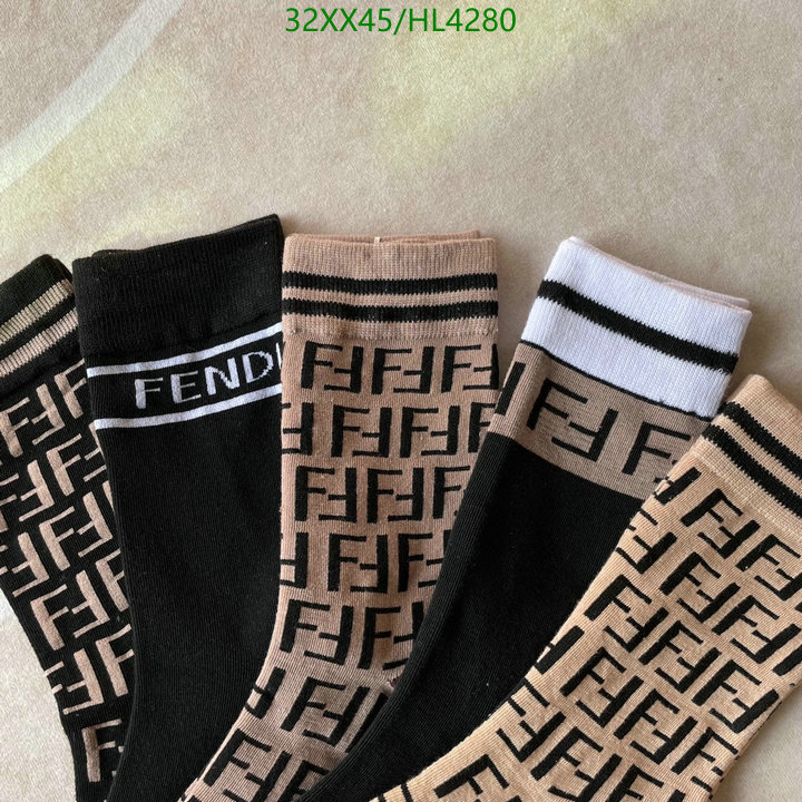 Sock-Fendi, Code: HL4280,$: 32USD