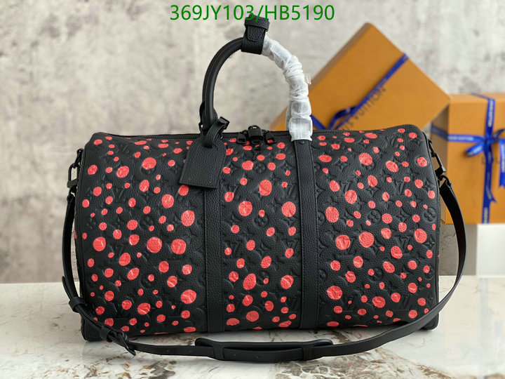 LV Bags-(Mirror)-Keepall BandouliRe 45-50-,Code: HB5190,$: 369USD