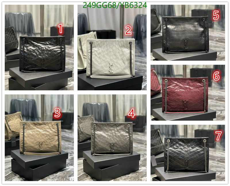 YSL Bag-(Mirror)-Niki Series,Code: YB6324,$: 249USD