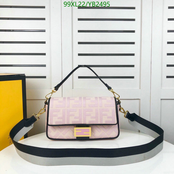 Fendi Bag-(4A)-Baguette-,Code: YB2495,$: 99USD