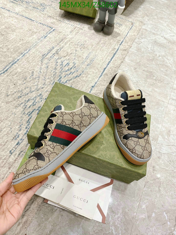 Men shoes-Gucci, Code: ZS8602,$: 145USD