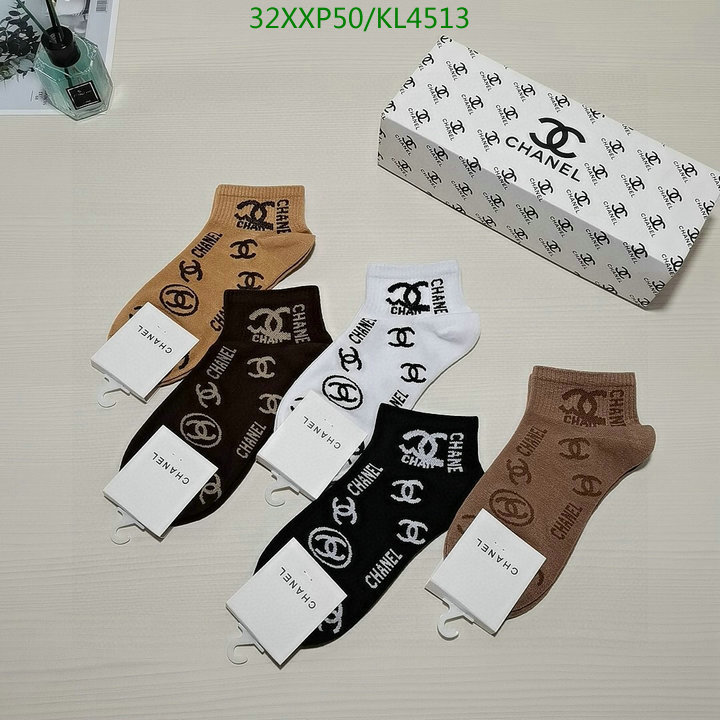 Sock-Chanel,Code: KL4513,$: 32USD
