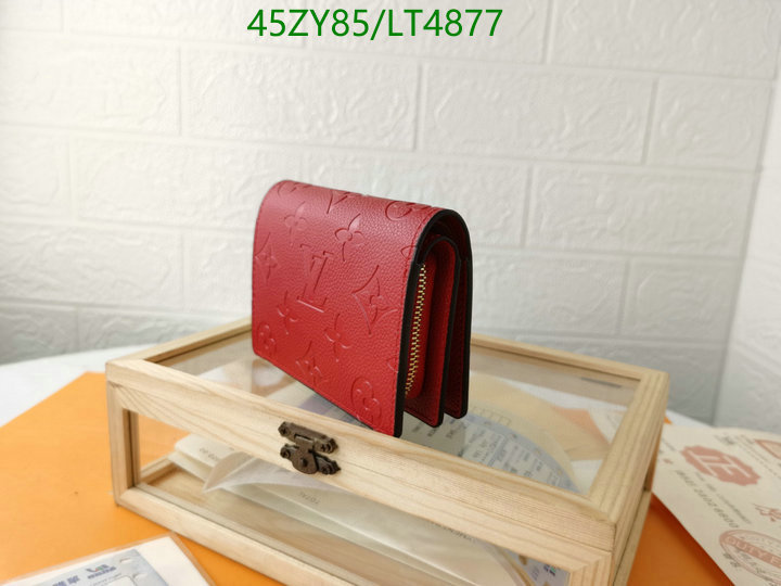 LV Bags-(4A)-Wallet-,Code: LT4877,$: 45USD