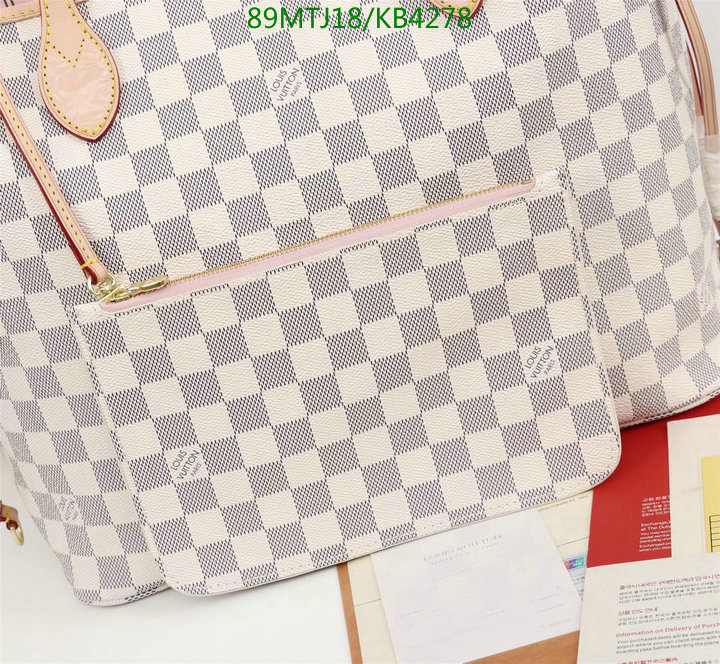 LV Bags-(4A)-Neverfull-,Code: KB4278,$: 89USD