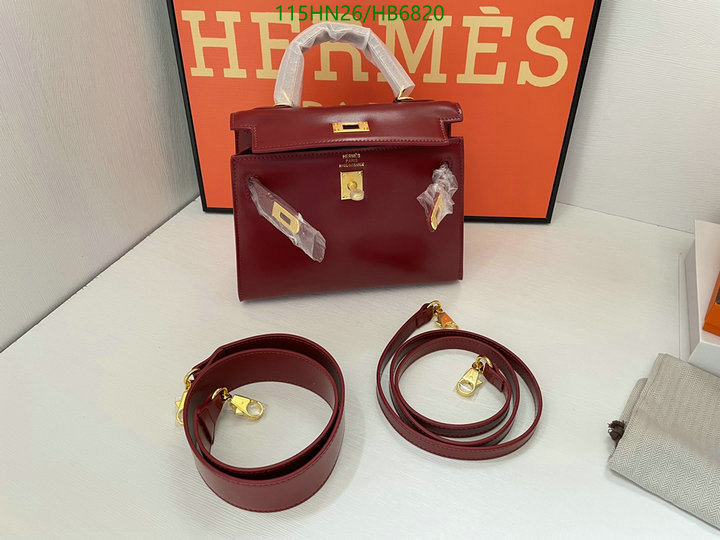 Hermes Bag-(4A)-Kelly-,Code: HB6820,$: 115USD