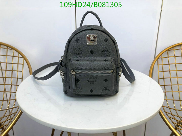 MCM Bag-(Mirror)-Backpack-,Code: B081305,$: 109USD