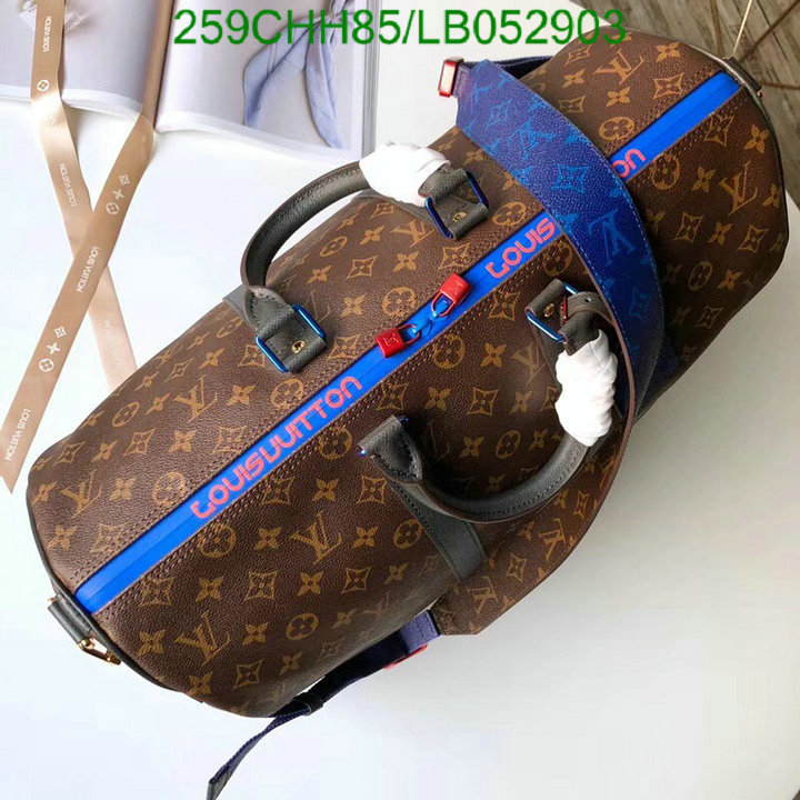 LV Bags-(Mirror)-Keepall BandouliRe 45-50-,Code: LB052903,