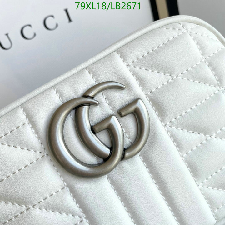 Gucci Bag-(4A)-Marmont,Code: LB2671,$: 79USD