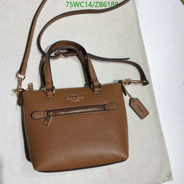 Coach Bag-(4A)-Handbag-,Code: ZB6188,$: 75USD