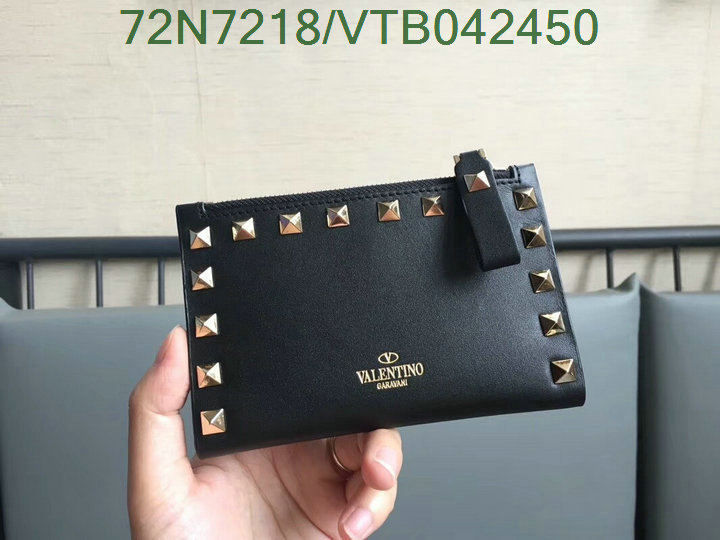 Valentino Bag-(Mirror)-Wallet-,Code: VTB042450,$:72USD